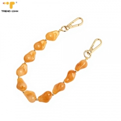 2026 Fashion Wristband Phone Chain Jade Acrylic Handmade Beaded Mobile Phone Chain & Pendant Bag Lanyard for iPhone 15 16 17