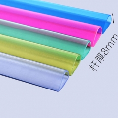 Folder folder folder A4 draw rod clip test paper clip file folder data storage clip transparent water drop rod clip thickened large capacity folder