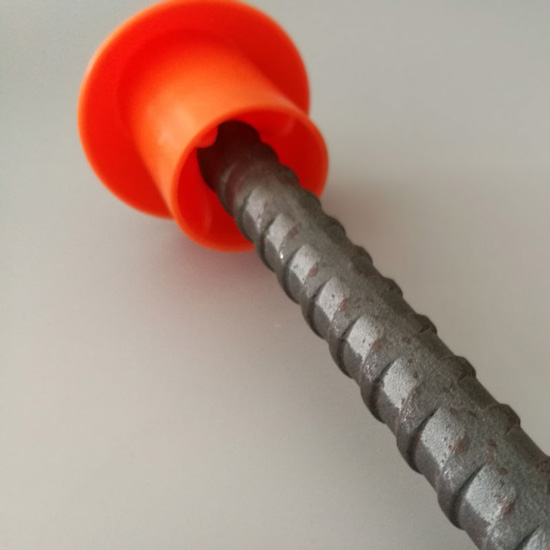Scaffold Mushroom Rebar Caps, Approved Plastic Rebar Safety Protective