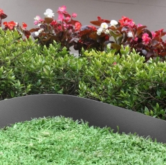 Plastic Landscape Edging 100mm x 3mm x 30m Grass Border and Root Barrier polyethylene Garden Border Edging Rigid Easy cut to Length