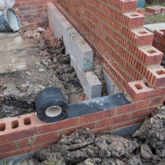 Cost effective damp-proof course for construction