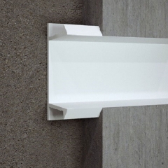 External Wall Plaster Groove Joint & Water Drip Line U Shape V Shape PVC Groove Lines PVC Wall Lining 2 Meter