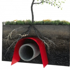 Roof Garden Root Barrier Flexible Lining Products Underground Root Control Barrier Tree Root Control Barrier Versatile Tree Circle Weed Barrier DeepRoot Water Barrier