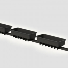 Drainage Gutters and Cultivation Troughs 20*30*20mm Cocopeat hydroponics trough planting system tomatoes grow gutter Hydroponics Planting Grow Trays Drainage Gutters and Cultivation Troughs
