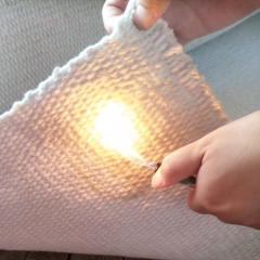 Ceramic Fiber Tape, Fiber Cloth - Flame Retardant Insulation,High Temperature Fireproof Belt Pyrotape Tape for Glazing Systems Ceramic Fiber Belt Tape