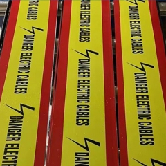 警示板PE地埋警示板 厂家批发燃气供水管道板电力电缆警示板防挖