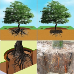 Roof Garden Root Barrier Flexible Lining Products Underground Root Control Barrier Tree Root Control Barrier Versatile Tree Circle Weed Barrier DeepRoot Water Barrier