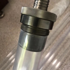 PVC透明管取土管取砂管土壤检测样管 水质采样器贝勒管 地下水取样贝勒管