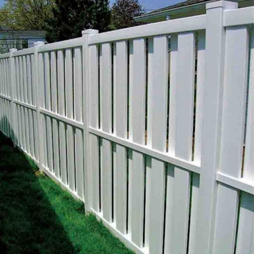 Vinyl Semi-Privacy Fence Screen PVC Fence for Garden and House
