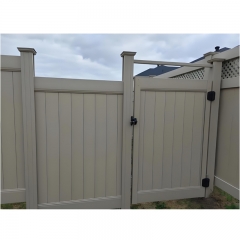 Vinyl Full Privacy Fence Outdoor Privacy Fence Screen PVC Decorative Garden Fence Vinyl Fence Panels