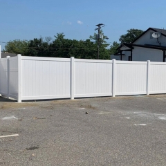 Vinyl Full Privacy Fence Outdoor Privacy Fence Screen PVC Decorative Garden Fence Vinyl Fence Panels