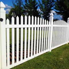 Vinyl Arch Picket Fence Straight Picke Fence White Picket Fence Panels for Garden and Pool
