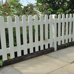 White Vinyl Wide Straight Picket Fence Closed Picket Fence Straight Picke Fence Closed Picket Fence Scalloped Picket Fence Arch Picket Fence Temporary Fence