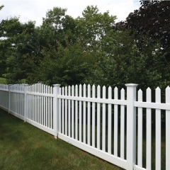 Vinyl Arch Picket Fence Straight Picke Fence White Picket Fence Panels for Garden and Pool