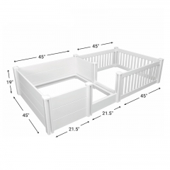 Vinyl Fence for Dog and Cat PVC Plastic Whelping Box