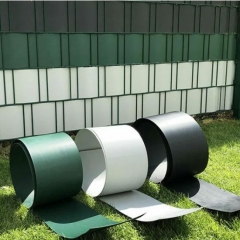 欧洲篱笆布篱笆墙 UV围栏可防水塑料夹网布塑料PP材料围栏布