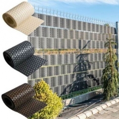 SICHTSCHUTZSTREIFEN DER RATTAN, STREIFEN- ZUSCHNITT design sichtschutzstreifen rattan anthrazit