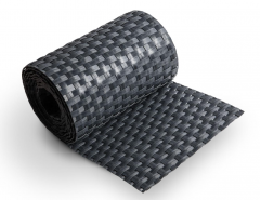 SICHTSCHUTZSTREIFEN DER RATTAN, STREIFEN- ZUSCHNITT design sichtschutzstreifen rattan anthrazit