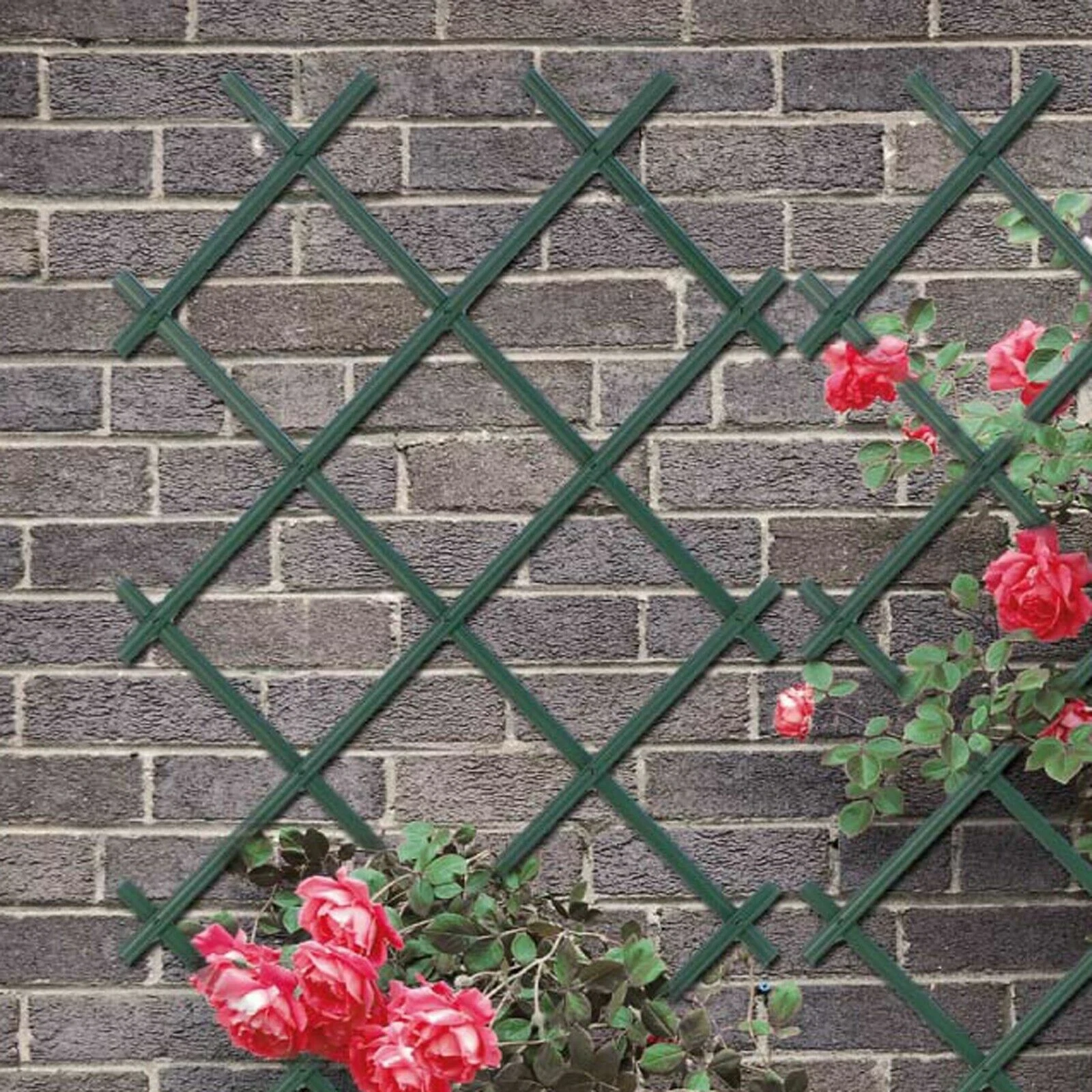 Plastic Wall Trellis Expanding Plant Climbing Vine Crepe Garden PVC Fence