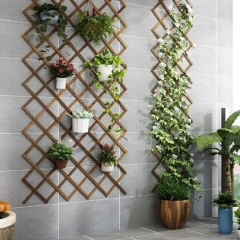 Expandable PVC Plant Support Trellis Climbing Fence Panel Wall Lattice Trellis