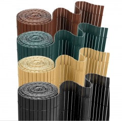 PVC Sichtschutzmatte,PVC Privacy Screen Mat, Weatherproof Privacy Fence for Balcony, Patio and Garden, Sturdy Balcony Cladding as Privacy Screen, Easy to Install the Fence Screen, Anthracite