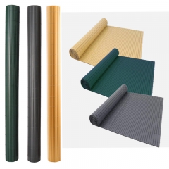 PVC Artificial Bamboo Privacy Fence Screening,Roll Double-Sided Garden Fence,Privacy Screen Panel Balcony Shade Fencing Bamboo Slat Fence Privacy Panel Border Fencing Outdoor