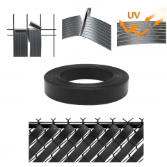 Flexible Shielding strips PVC slats for the fence - Privacy Plastic fence filling width 4,7cmx50m