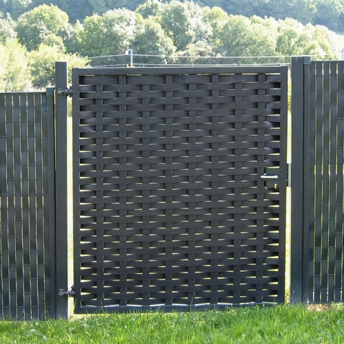 Flexible Shielding strips PVC slats for the fence - Privacy Plastic fence filling width 4,7cmx50m