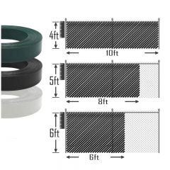 Flexible Shielding strips PVC slats for the fence - Privacy Plastic fence filling width 4,7cmx50m