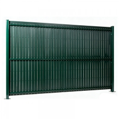 3D PVC Fence Vertical Slats System Kit occultation lattes PVC pour panneau rigide maille 55 H 1m03 L 2m50 Vert Kit de lamelles occultantes PVC rigide