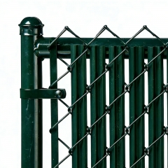 3D PVC Fence Vertical Slats System Kit occultation lattes PVC pour panneau rigide maille 55 H 1m03 L 2m50 Vert Kit de lamelles occultantes PVC rigide