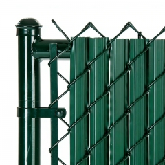 3D PVC Fence Vertical Slats System Kit occultation lattes PVC pour panneau rigide maille 55 H 1m03 L 2m50 Vert Kit de lamelles occultantes PVC rigide