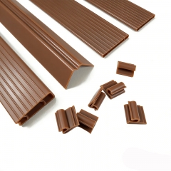3D Fence Privacy Slats Kit Anti UV PVC Vertical Strip for Garden Strong Durable Structure Welded Mesh Panel