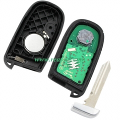 Jeep keyless remote key with 434mhz with 7953  chip with 3+1 button key shell