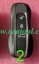 MLB 3 Buttons remote key 434MHZ ,For Porshcle styl
