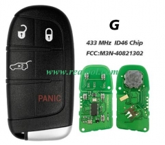 4 Button 433MHz FCC M3N-40821302 Smart Remote Car 