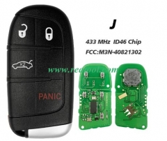 4 Button 433MHz FCC M3N-40821302 Smart Remote Car 