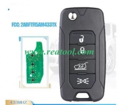 2ADFTFI5AM433TX ,433MHZ , 4A chip remote key for J