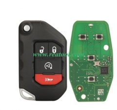 4 button Flip Remote Car Key Fob OHT1130261 433MHz