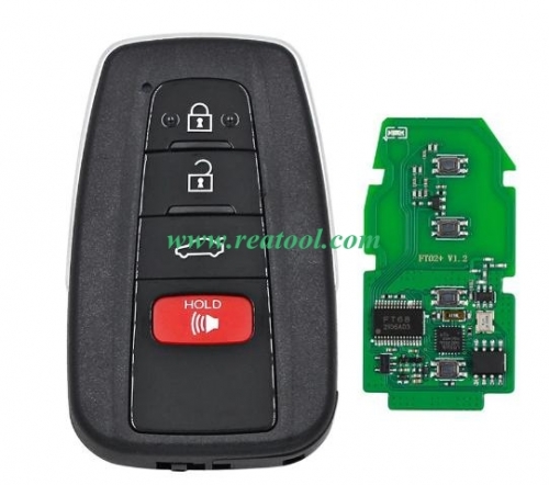 FT02 PH0440B Update Version of FT11-H0410C Smart Keyless Go Remote Car Key Board 8A Chip Smart Key PCB for  RAV4 Avalon