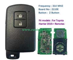 2110E 2 Button 314MHZ Car Smart Card Remote Key Fo