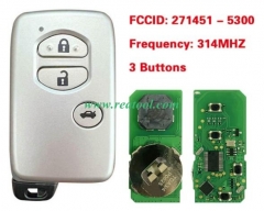 Aftermarket 271451 - 5300 3 button smart key for T
