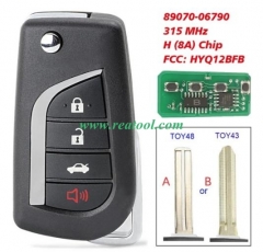 for TOYO-TA Camry 2018 2019 2020 2021 Remote Key F