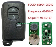 For TOYO-TA Avensis 2009+ Smart Key, 3Buttons, B75