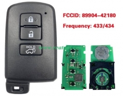 For TOYO-TA Rav4 Smart Key, 3Buttons, BA2EQ P4 88 