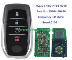 2020-2021 TOYO-TA Land Cruiser / 4-Button Smart Ke