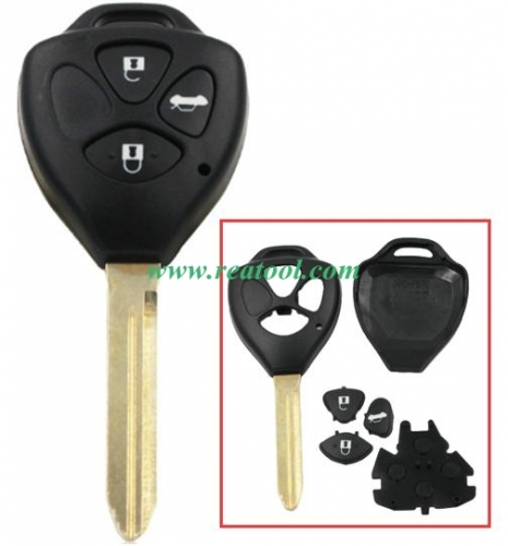 For TOYO-TA 3 button remote key balnk 
with Toy47 blade