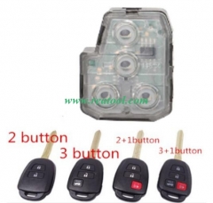 TOYO-TA 3+1 button remote key with 315MHZ compatib