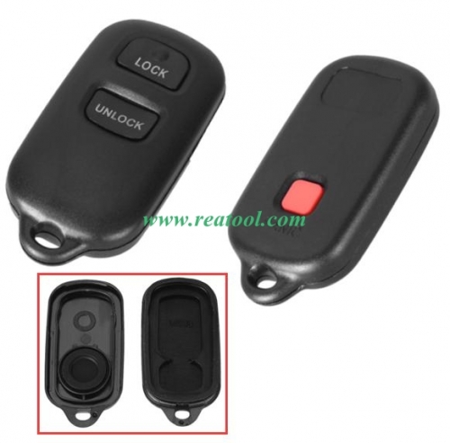 For TOYO-TA 2+1 button key blank
the panic button is round