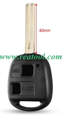 2 button remote key shell with short blade Toy48,40mm
TOY48-SH2